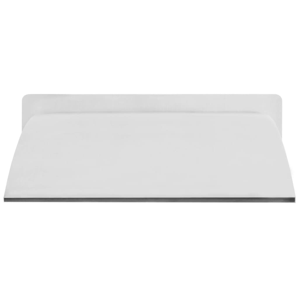 vidaXL Fontaine d'étang Acier inoxydable 30 x 9 x 26 cm Argenté