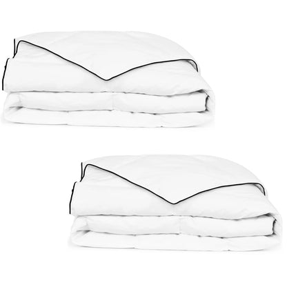 vidaXL Couette en duvet d'hiver 2 pcs 150 x 200 cm