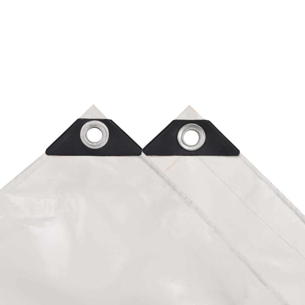 vidaXL Bâche 650 g / m² 3 x 3 m Blanc