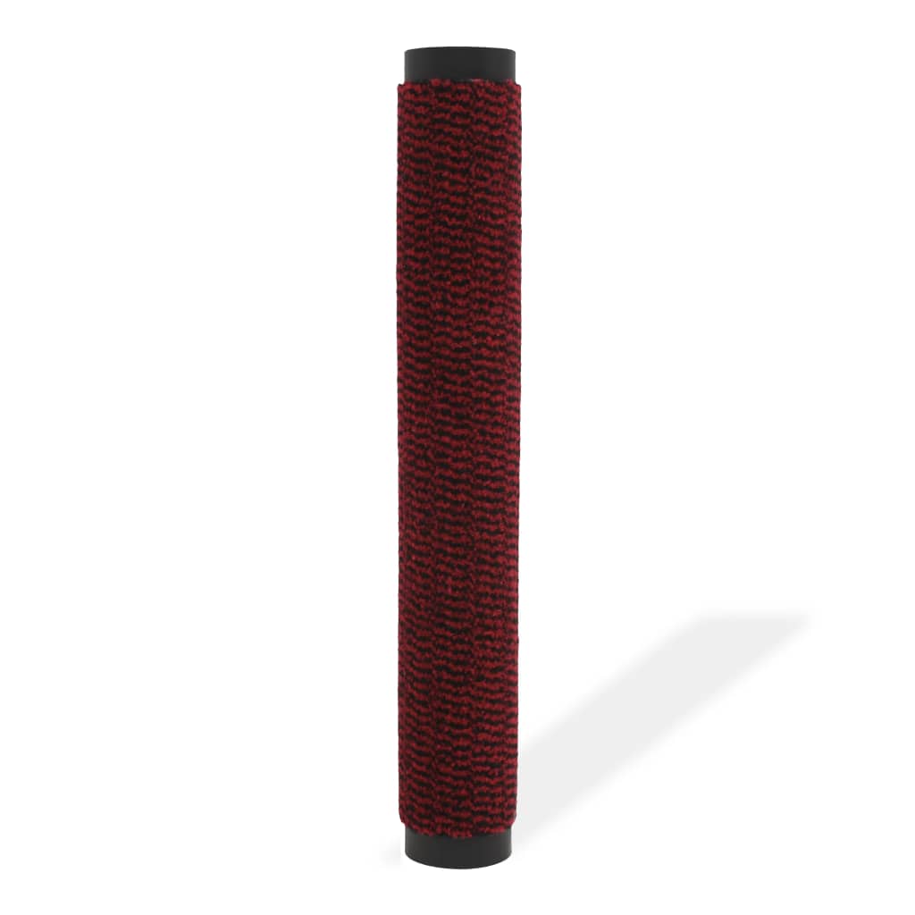 vidaXL Paillasson rectangulaire 80 x 120 cm Rouge