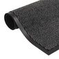 vidaXL Paillasson rectangulaire 90 x 150 cm Anthracite