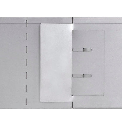vidaXL Clôture de pelouse 20 pcs Acier galvanisé 100x20 cm