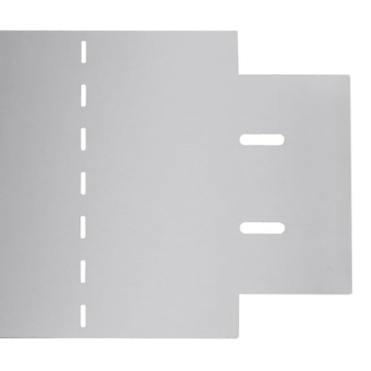 vidaXL Clôture de pelouse 20 pcs Acier galvanisé 100x20 cm