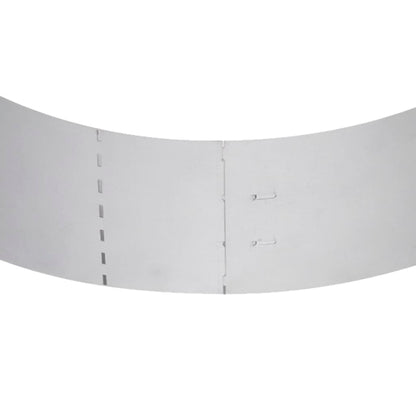 vidaXL Clôture de pelouse 20 pcs Acier galvanisé 100x20 cm