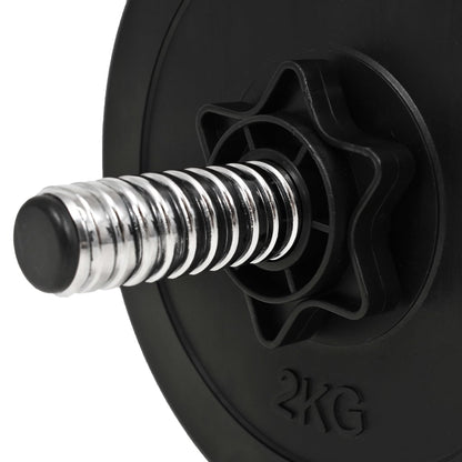 vidaXL Ensemble d'haltères 14 pcs 20 kg
