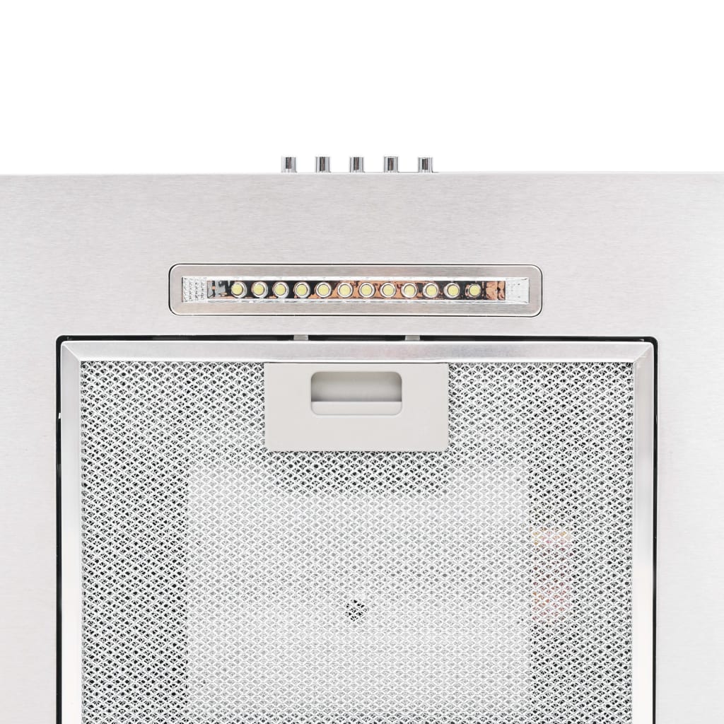 vidaXL Hotte murale 60 cm Acier inoxydable 756 m³/h LED