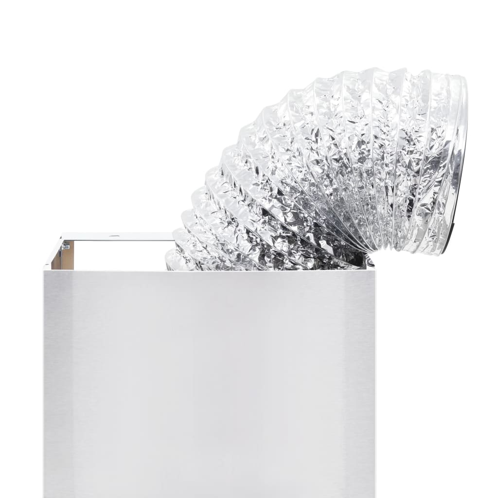 vidaXL Hotte murale 60 cm Acier inoxydable 756 m³/h LED