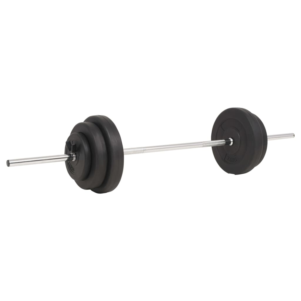 vidaXL Ensemble de haltères 30 kg