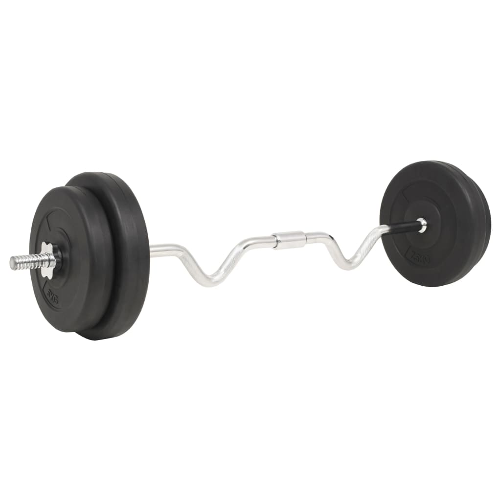 vidaXL Ensemble d'haltères 30 kg