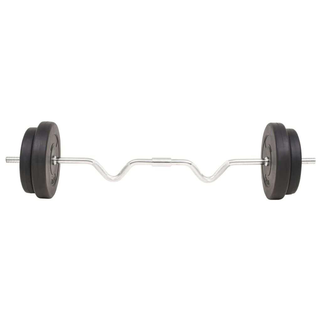 vidaXL Ensemble d'haltères 30 kg