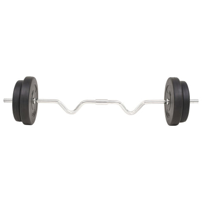 vidaXL Ensemble d'haltères 30 kg