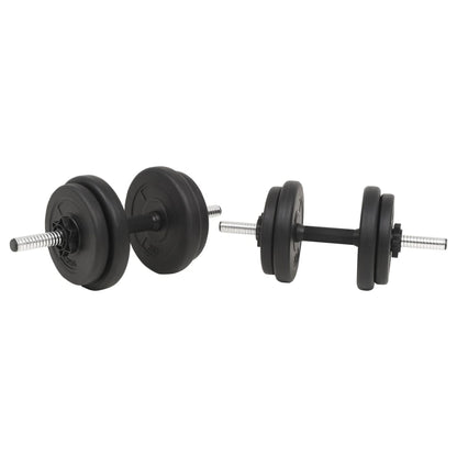 vidaXL Ensemble d'haltères et barres d'haltères 30 kg