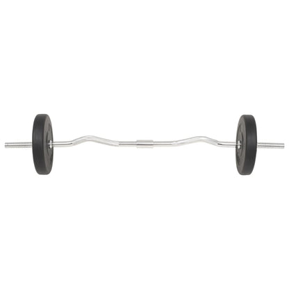 vidaXL Ensemble d'haltères et barres d'haltères 30 kg