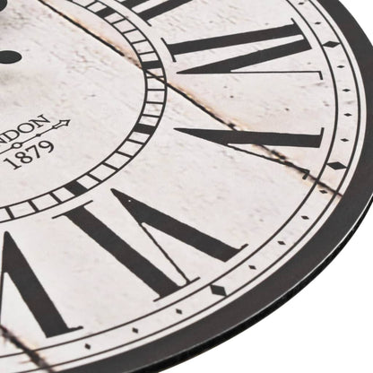 vidaXL Horloge murale vintage Londres 30 cm