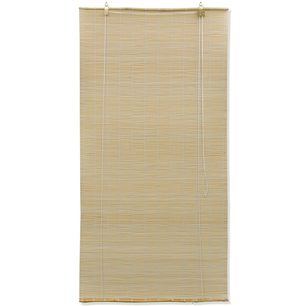vidaXL Store roulant en bambou 80x220 cm Naturel