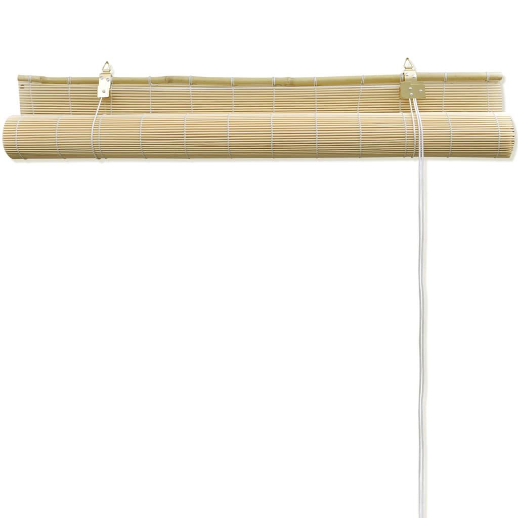 vidaXL Store roulant en bambou 100 x 220 cm Naturel