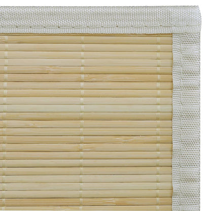 vidaXL Tapis en bambou 160x230 cm Naturel