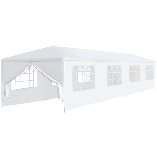 vidaXL Tonnelle de jardin 3 x 12 m Blanc