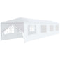 vidaXL Tonnelle de jardin 3 x 12 m Blanc