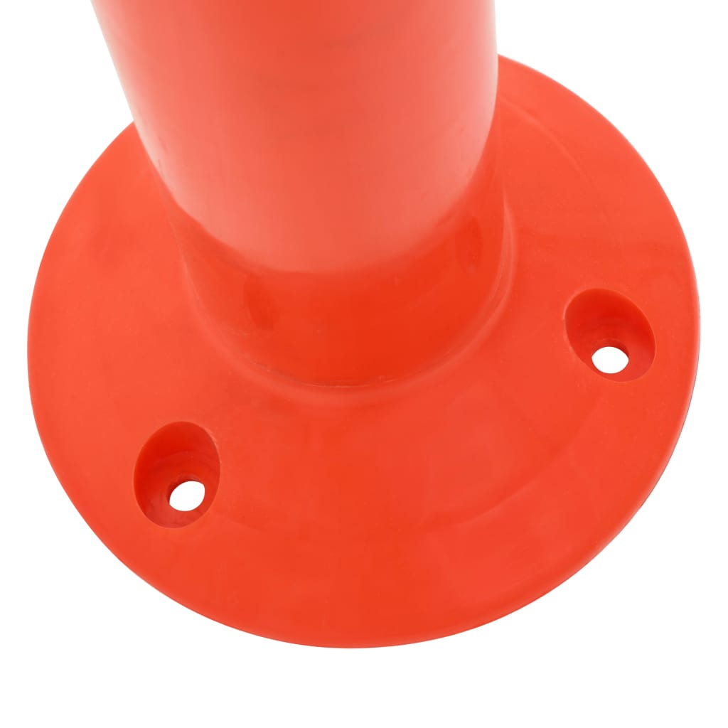 vidaXL Borne de contrôle du trafic 5 pcs Plastique 75 cm