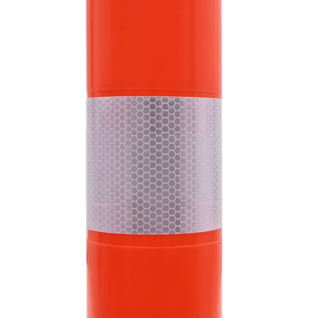 vidaXL Borne de contrôle du trafic 5 pcs Plastique 75 cm