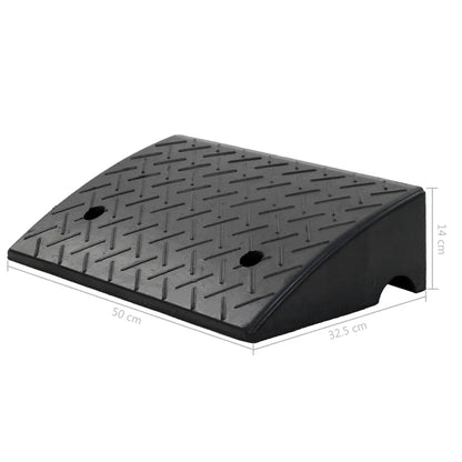 vidaXL Rampe de bordure de trottoir Caoutchouc 50x32,5x14 cm