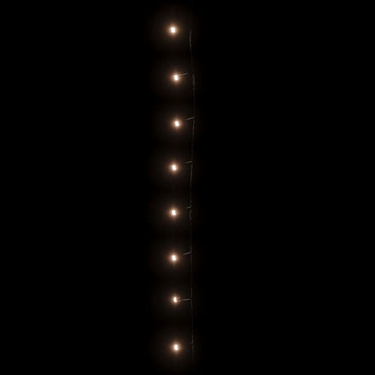 vidaXL Guirlande lumineuse 400 LED 40 m 8 effets lumineux Blanc chaud