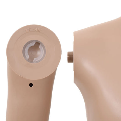 vidaXL Mannequin enfant corps complet avec base verre Beige 140 cm