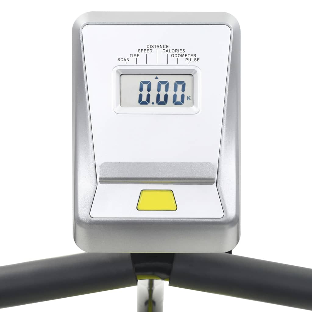 vidaXL Vélo d'appartement magnétique couché avec mesure du pouls