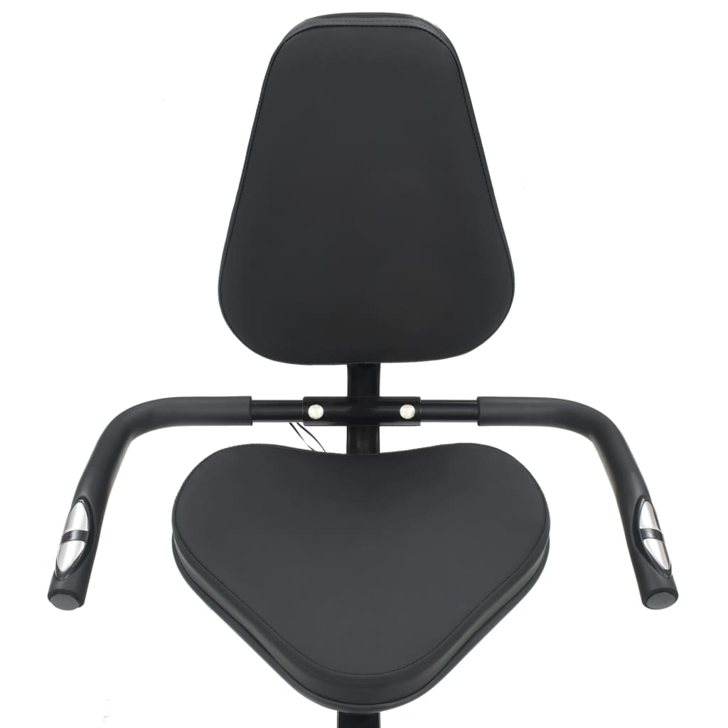 vidaXL Vélo d'appartement magnétique couché avec mesure du pouls
