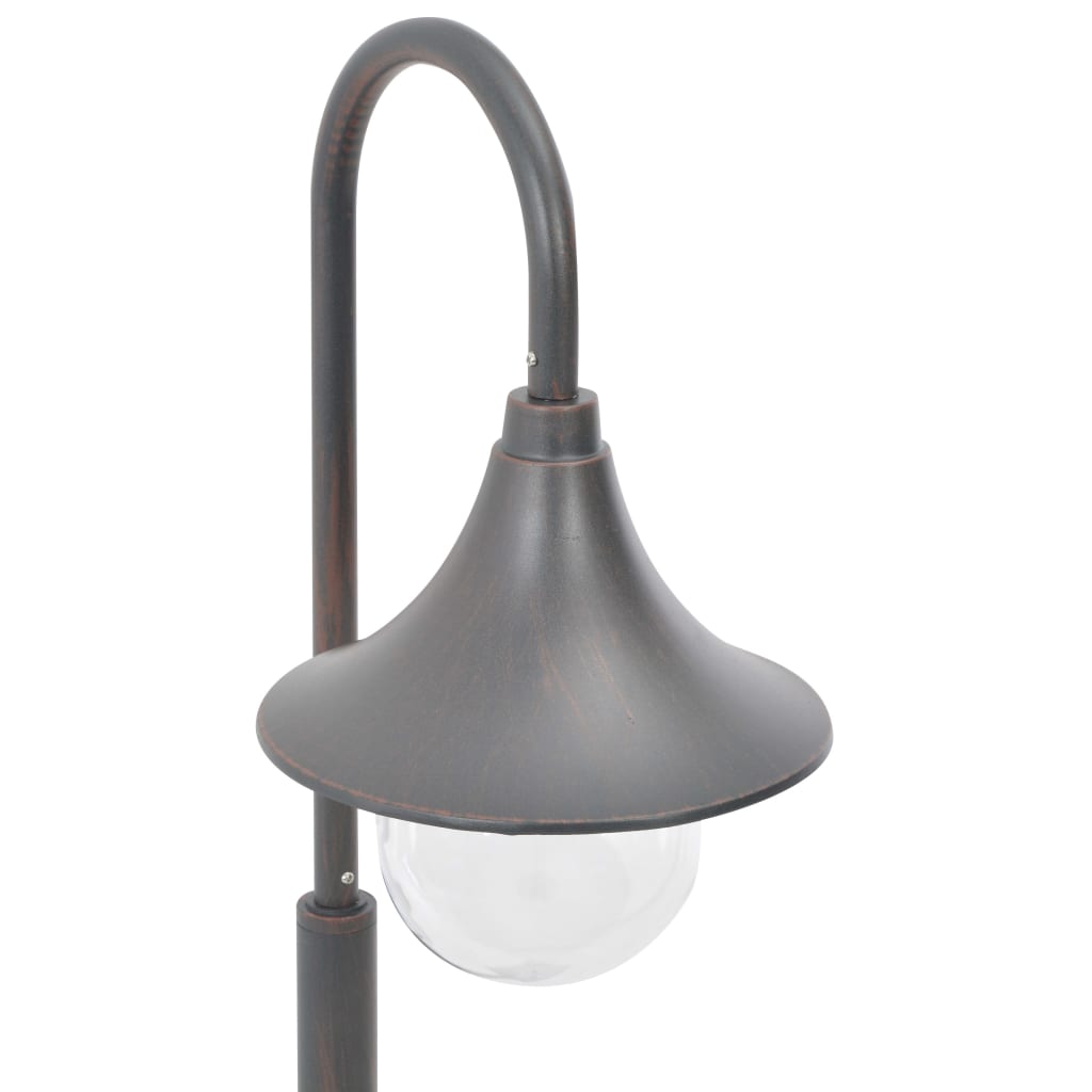 vidaXL Lampadaire de jardin E27 120 cm Aluminium Bronze