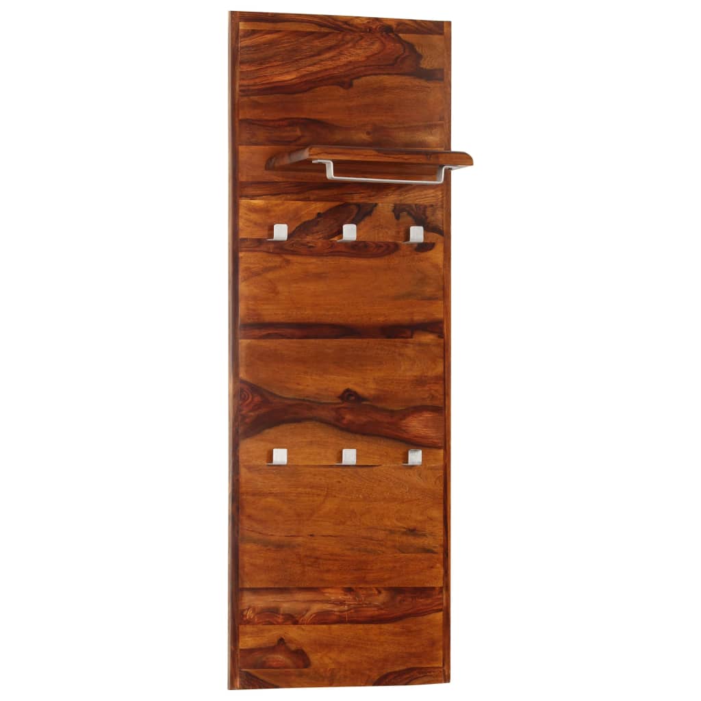 vidaXL Portemanteau Bois solide de Sesham 118 x 40 cm