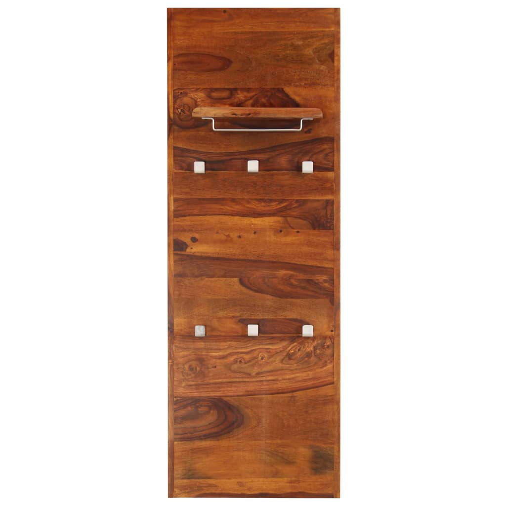 vidaXL Portemanteau Bois solide de Sesham 118 x 40 cm