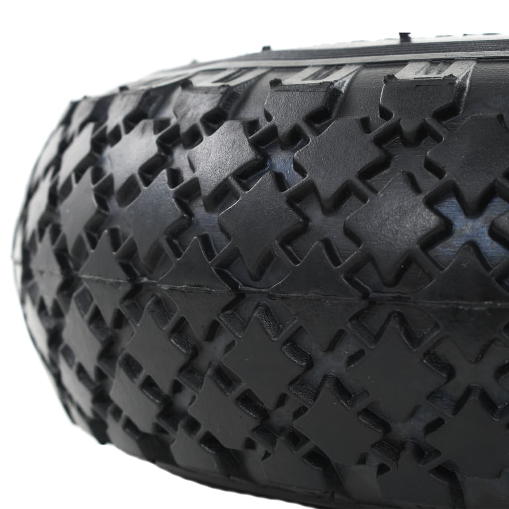 vidaXL Roues de diable 2 pcs Caoutchouc 3.00-4 (245x82)