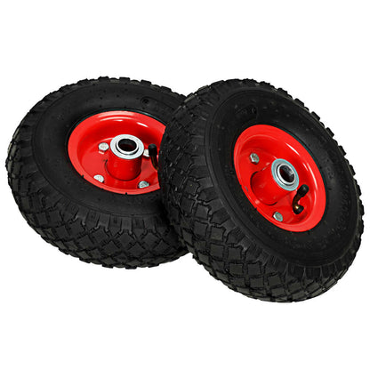 vidaXL Roues de diable 2 pcs Caoutchouc 3.00-4 (245x82)