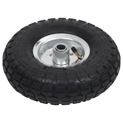 vidaXL Roue de diable 2 pcs Caoutchouc 4.10/3.50-4 (260 x 83 mm)