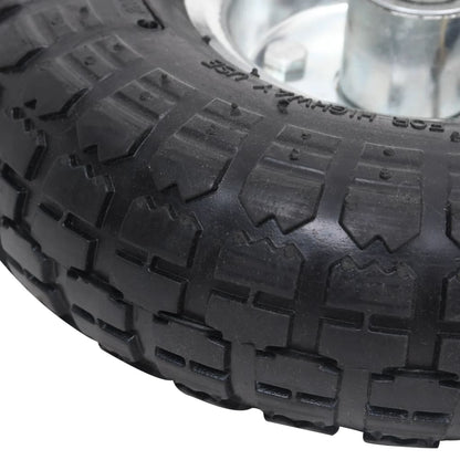 vidaXL Roue de diable 4 pcs Caoutchouc 4.10/3.50-4 (260 x 83 mm)
