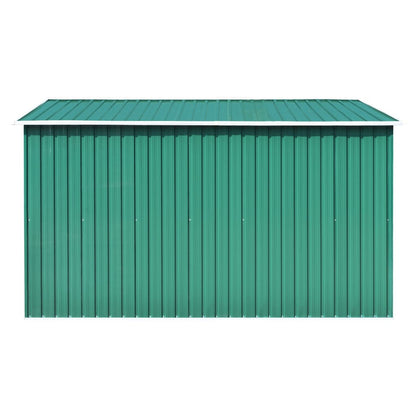 vidaXL Abri de jardin 257x298x178 cm Métal Vert