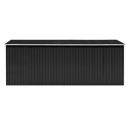 vidaXL Abri de jardin 257x489x181 cm Métal Anthracite