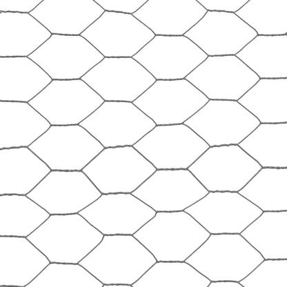 vidaXL Grillage Acier avec revêtement en PVC 25x0,75 m Gris