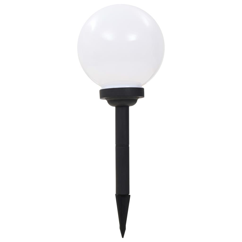vidaXL Lampe LED sphérique solaire d'extérieur 3 pcs 20 cm RVB