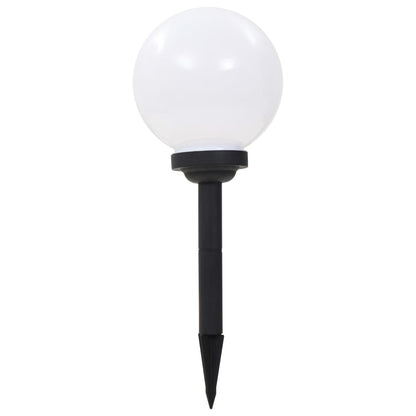 vidaXL Lampe LED sphérique solaire d'extérieur 3 pcs 20 cm RVB