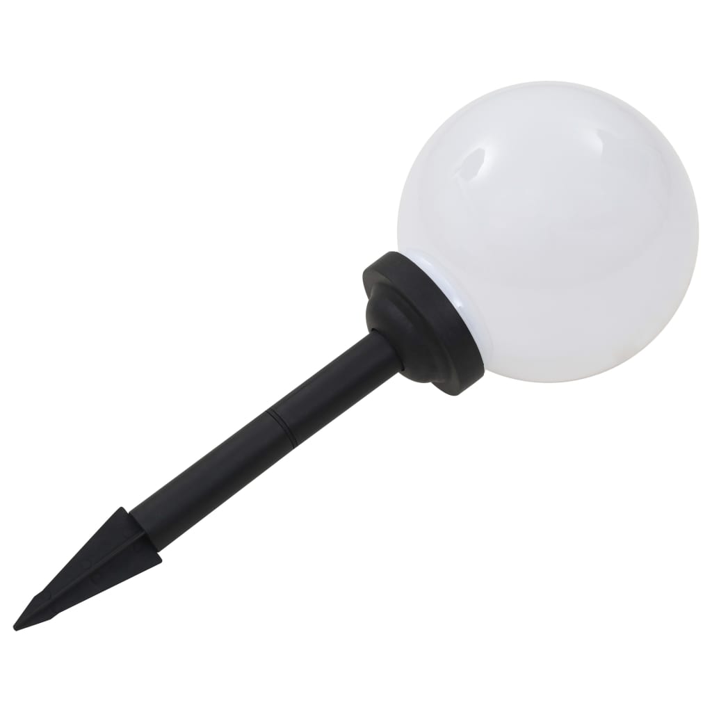 vidaXL Lampe LED sphérique solaire d'extérieur 3 pcs 20 cm RVB