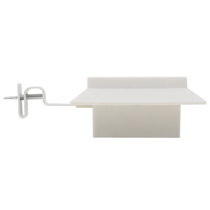 vidaXL Lampe solaire à LED carrée d'extérieur 6 pcs 12 cm Blanc