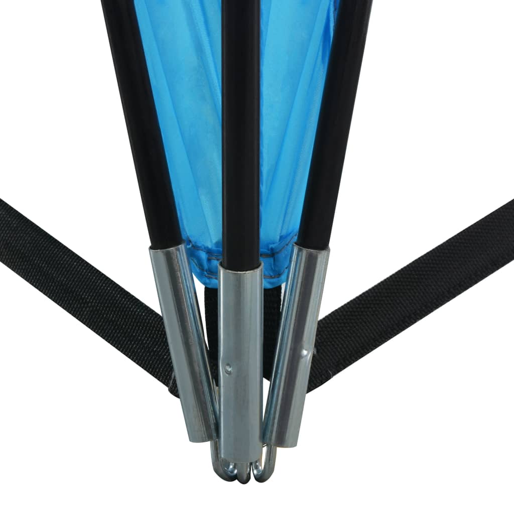 vidaXL Arceau de tente de réception 450x450x265 cm Bleu clair