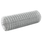vidaXL Grillage pour volière Acier galvanisé 25x0,5 m Argenté