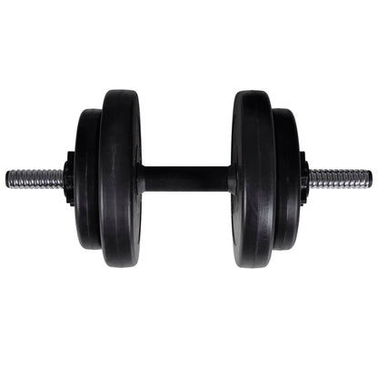 vidaXL Banc d'entraînement réglable avec jeu d'haltères 60,5 kg