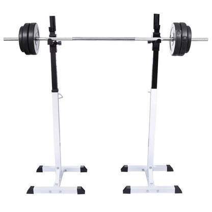 vidaXL Support d'haltères avec jeu d'haltères et de poids 60,5 kg