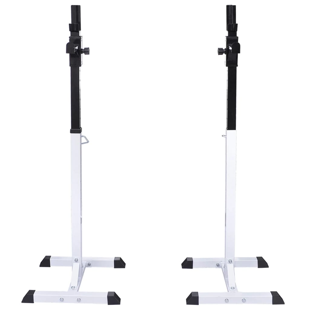 vidaXL Support d'haltères avec jeu d'haltères et de poids 60,5 kg