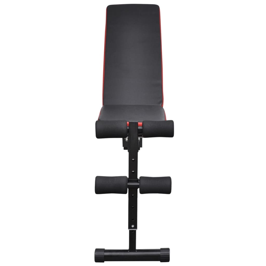 vidaXL Banc d'entraînement réglable avec jeu d'haltères 30,5 kg